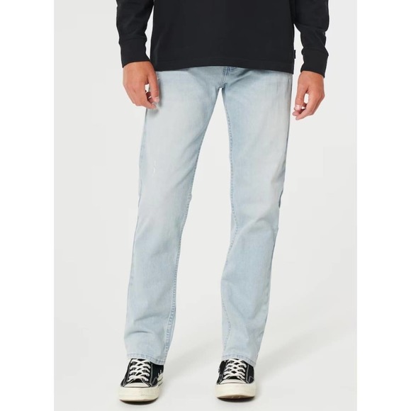 Hollister Other - EUC Hollister Light Blue Denim Slim Taper Jeans